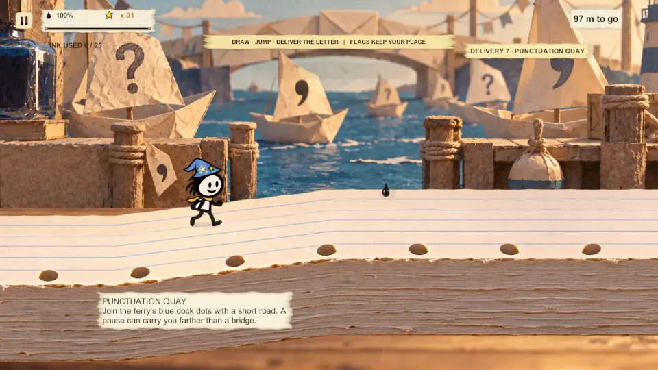 Runaway Doodle gameplay capture from the portfolio